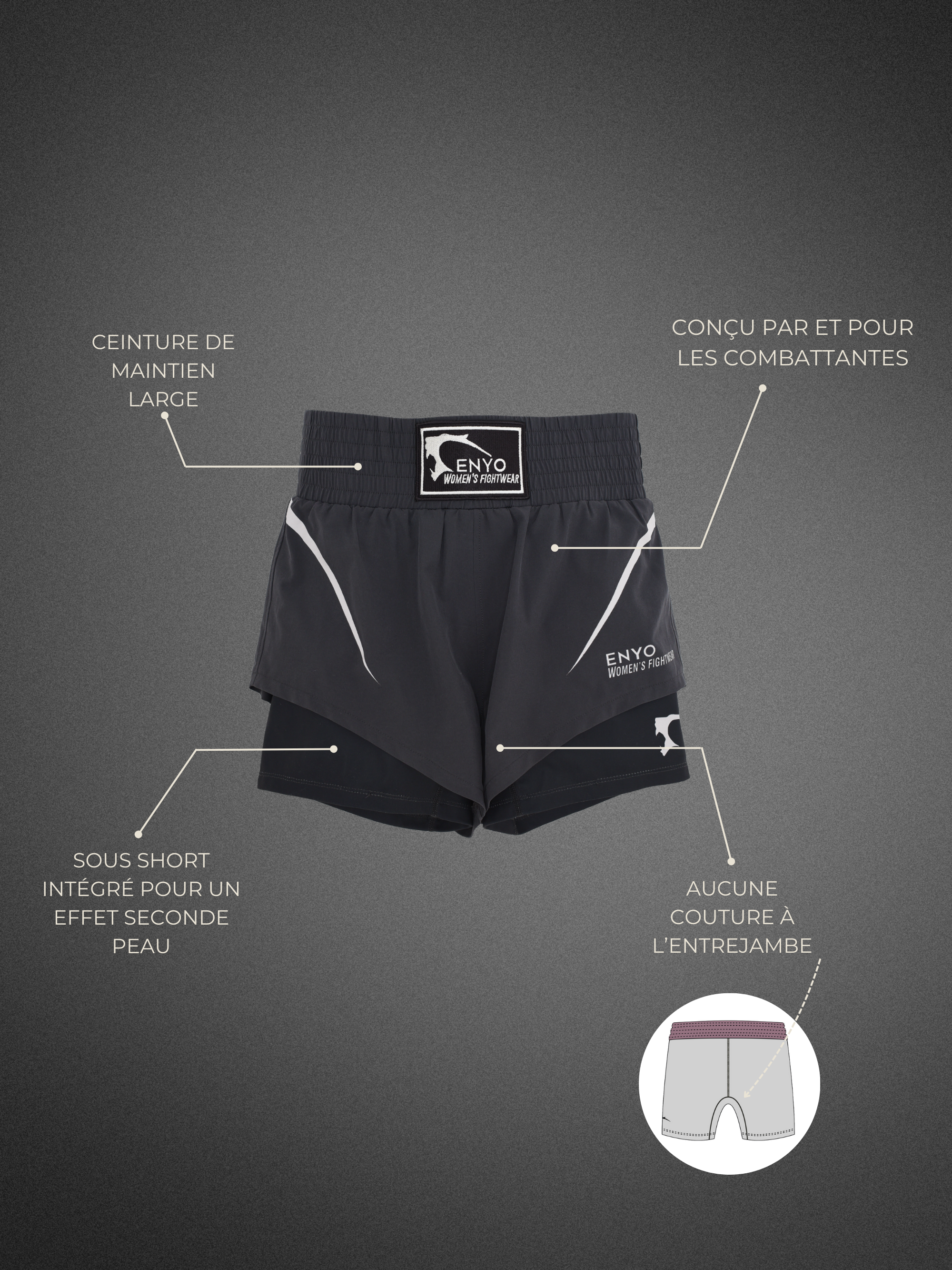 Artemis Shorts - Enyo Women's Fightwear